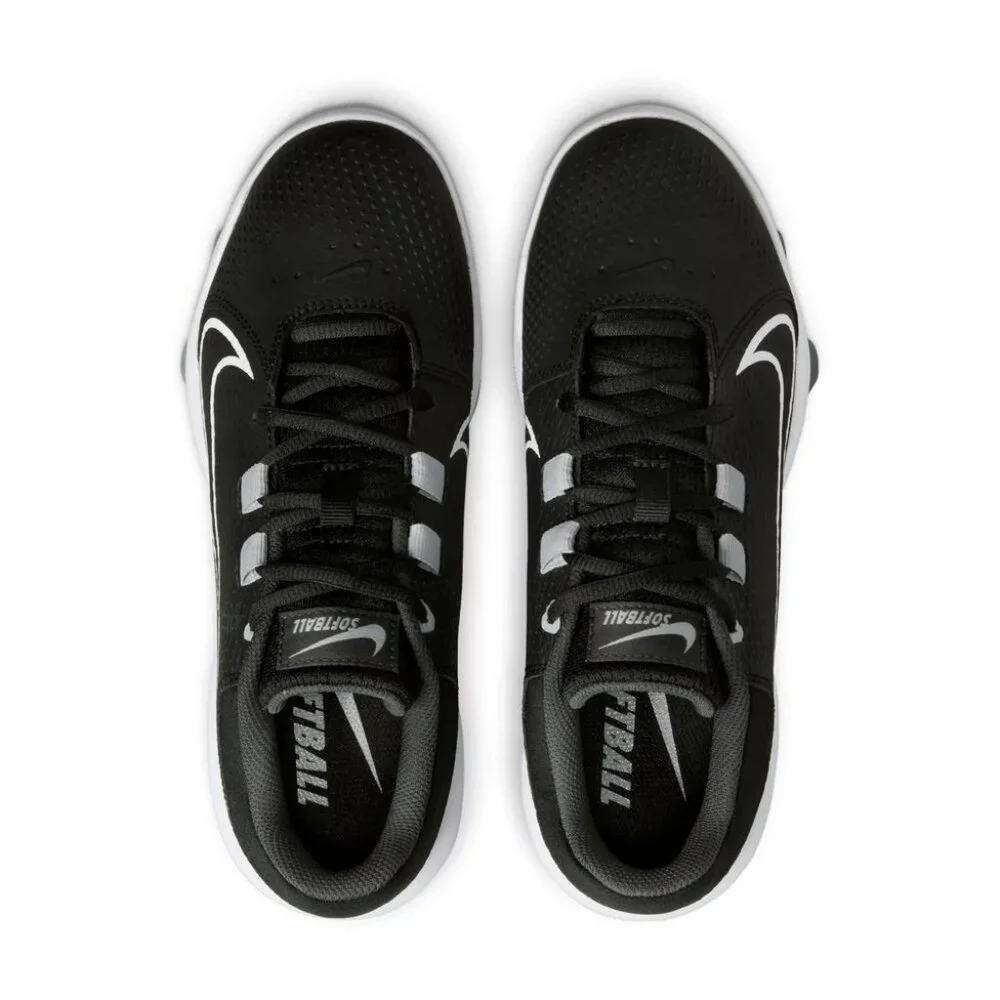 Women's Nike Hyper Diamond 4 Pro MCS 'Black White' DC8990-010  Softball Cleats - Picture 7 of 7